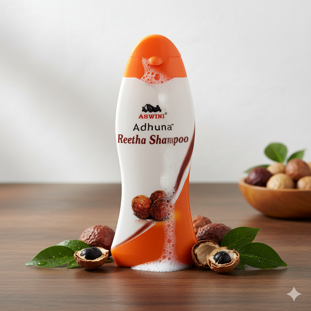 Aswini Adhuna Reetha Shampoo 200 ml